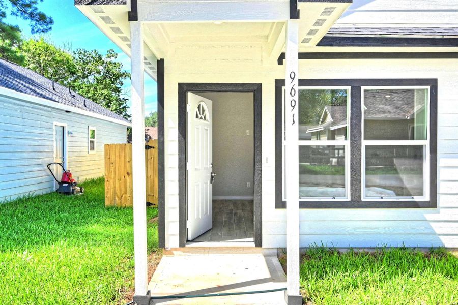 Exterior details and patio area of a home in , Willis (Image 18). Exterior details and patio area of a home in , Willis (Image 18).