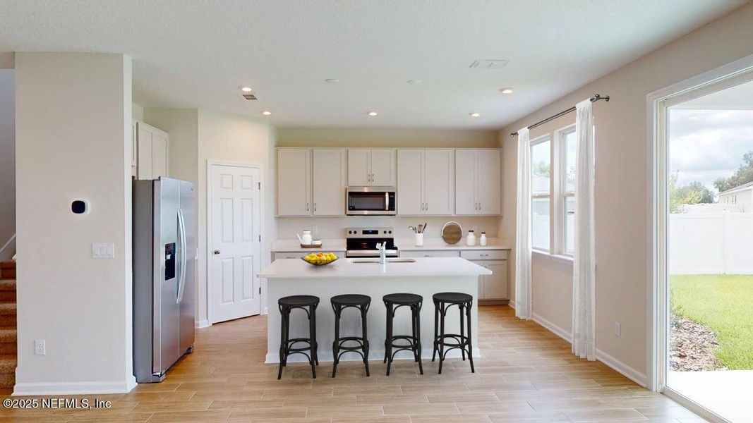 Furnished interior view inside a new home in Sandridge Hills, Green Cove Springs (Image 10). Furnished interior view inside a new home in Sandridge Hills, Green Cove Springs (Image 10).