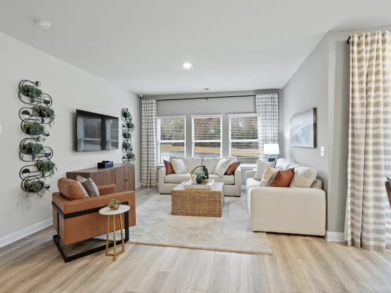 Furnished interior view inside a new home in Waterside - Coastline Series, Longs (Image 12). Furnished interior view inside a new home in Waterside - Coastline Series, Longs (Image 12).