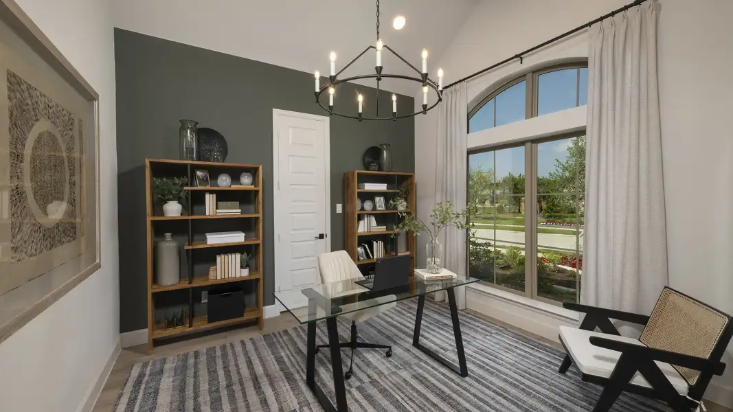 Furnished interior view inside a new home in North Sky, Celina (Image 31). Furnished interior view inside a new home in North Sky, Celina (Image 31).