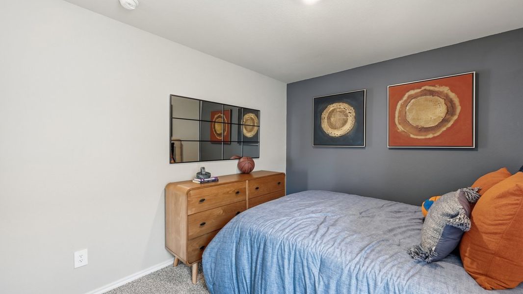 Furnished interior view inside a new home in Lonestar at Liberty Trails, Fort Worth (Image 29).