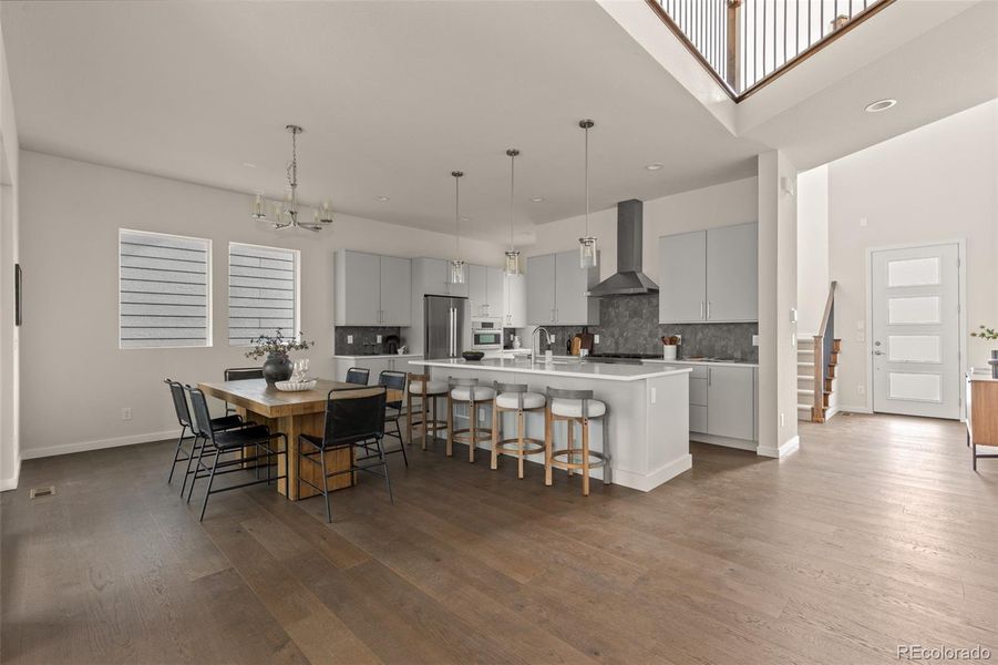 Furnished interior view inside a new home in Lyric at Ridgegate, Lone Tree (Image 41).