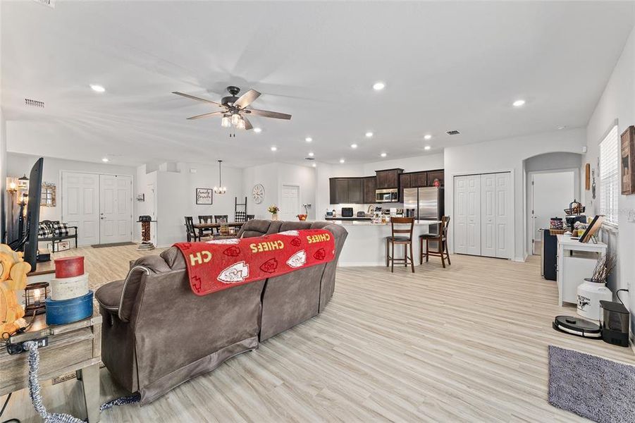 Furnished interior view inside a new home in Summercrest, Ocala (Image 7).