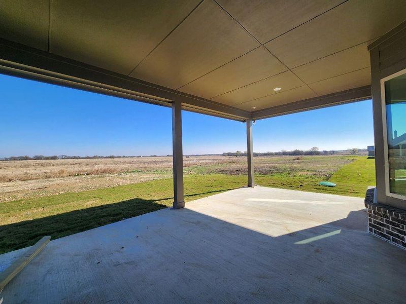 Exterior details and patio area of a home in Rocky Top, Krum (Image 3). Exterior details and patio area of a home in Rocky Top, Krum (Image 3).