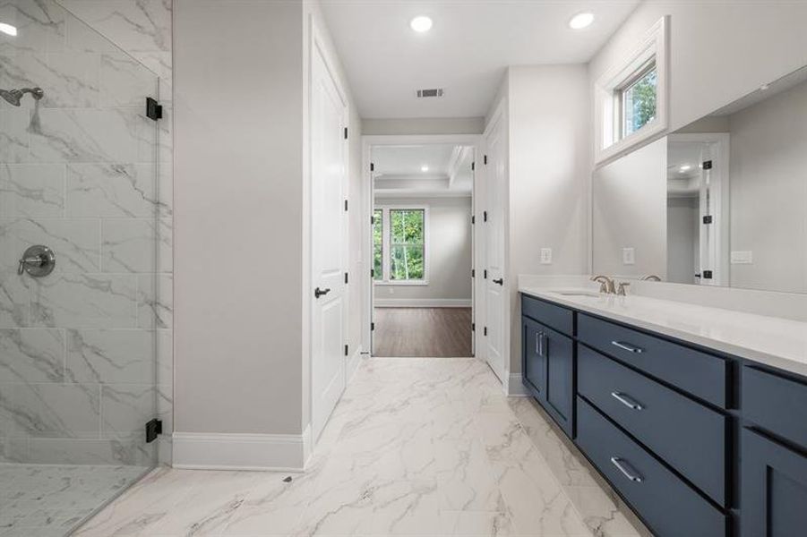 Furnished interior view inside a new home in , Cumming (Image 9).