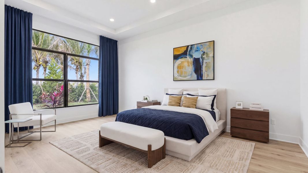 Furnished interior view inside a new home in Esprit at Avenir, Palm Beach Gardens (Image 8). Furnished interior view inside a new home in Esprit at Avenir, Palm Beach Gardens (Image 8).