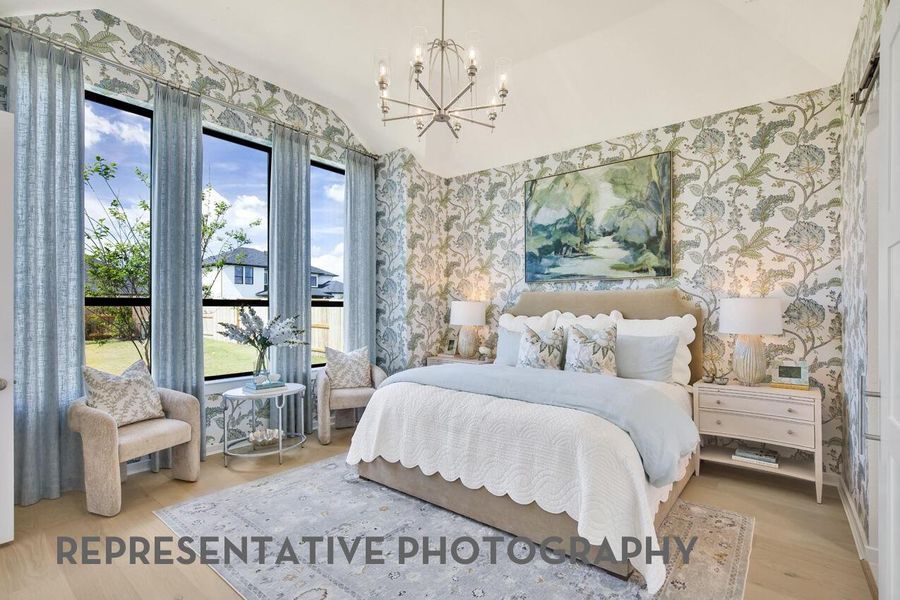 Furnished interior view inside a new home in Meridiana, Manvel (Image 15).