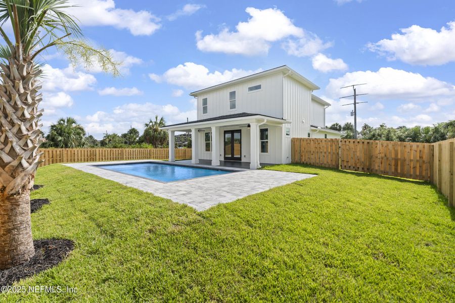 Exterior details and patio area of a home in , St. Augustine (Image 26). Exterior details and patio area of a home in , St. Augustine (Image 26).