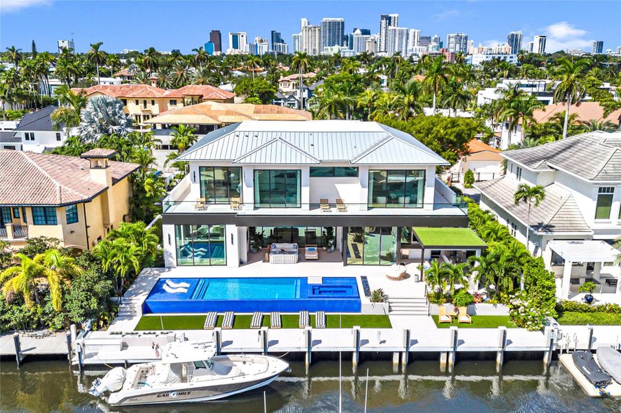 Front exterior of a new home in , Fort Lauderdale, FL, highlighting curb appeal (Image 1). Front exterior of a new home in , Fort Lauderdale, FL, highlighting curb appeal (Image 1).