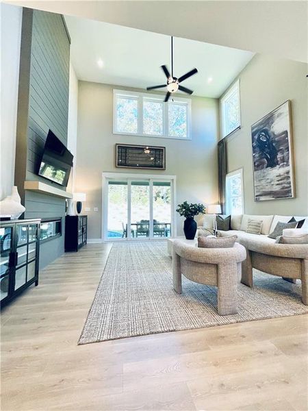 Furnished interior view inside a new home in Hopewell Reserve, Cumming (Image 14). Furnished interior view inside a new home in Hopewell Reserve, Cumming (Image 14).