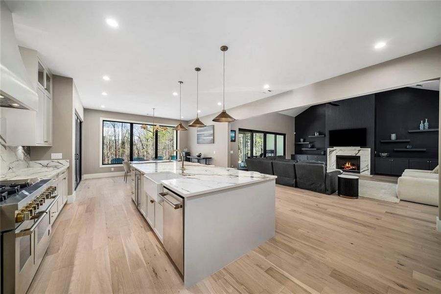 Furnished interior view inside a new home in , Alpharetta (Image 18).