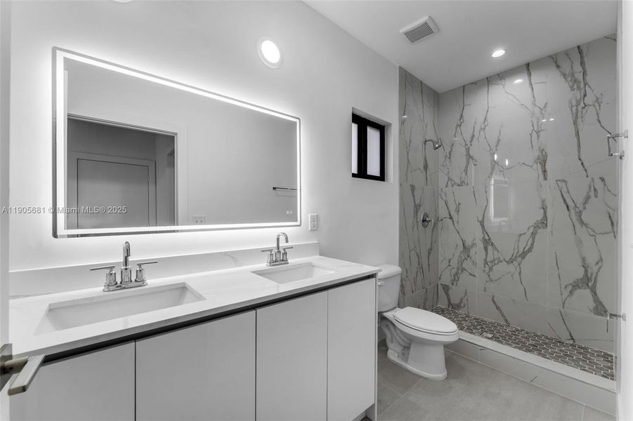 Furnished interior view inside a new home in , Miami (Image 3).