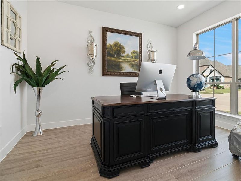 Furnished interior view inside a new home in , Little Elm (Image 15).