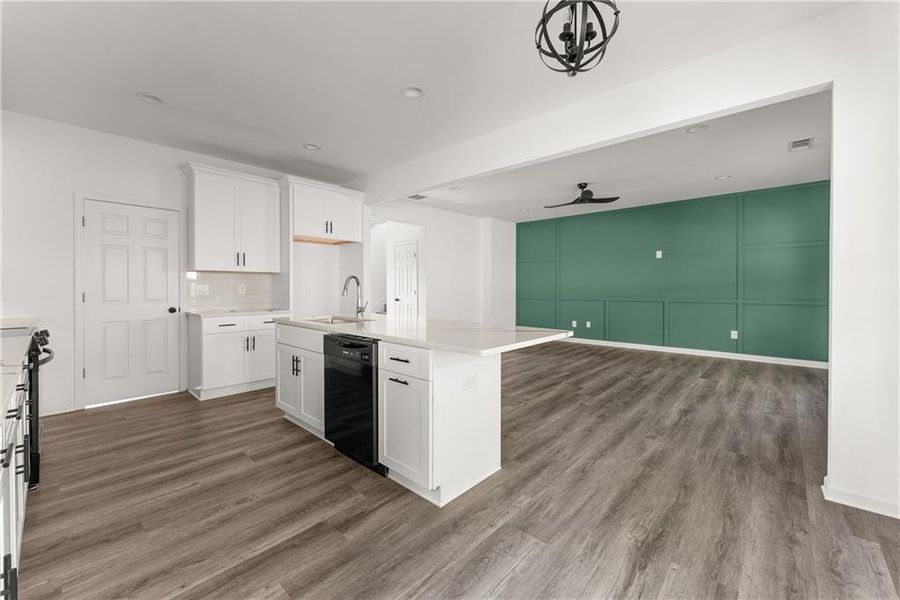 Furnished interior view inside a new home in , Gainesville (Image 8).