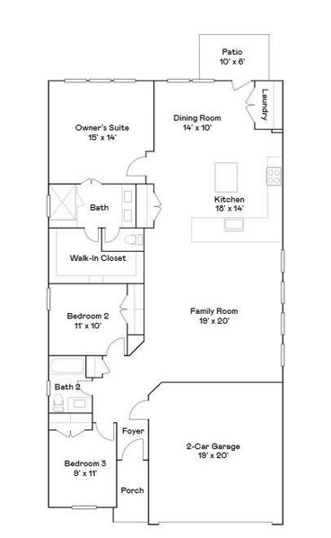 **Photos are representative only. This is not the actual homesite.**