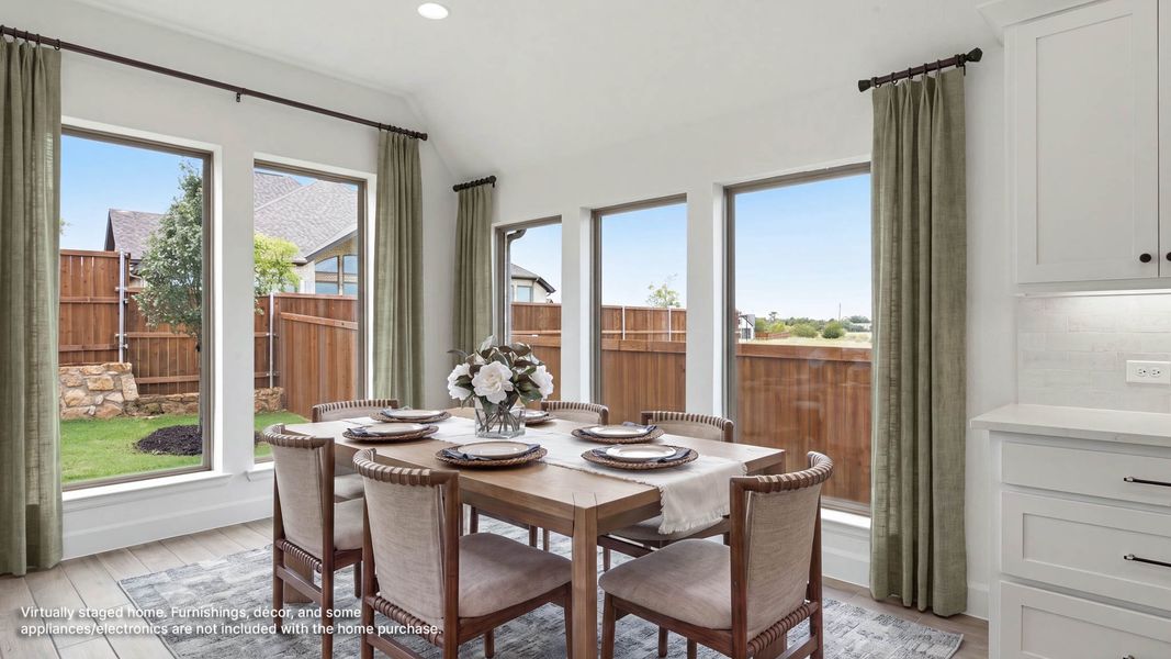 Furnished interior view inside a new home in Sweetgrass, Haslet (Image 9).