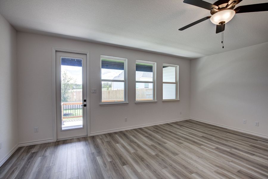 Representative unfurnished interior of a home built from the The Lanier F by Davidson Homes LLC in The Reserve at Potranco Oaks, Castroville (Image 19).
