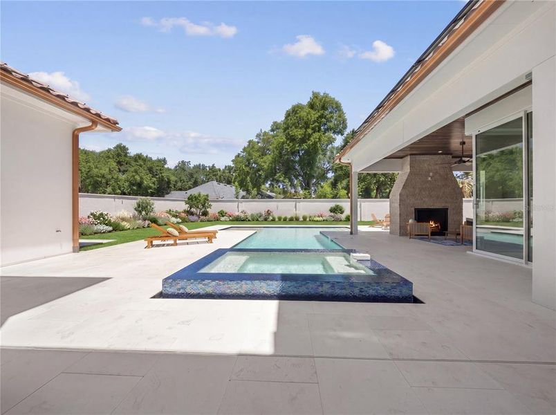 Exterior details and patio area of a home in , Orlando (Image 40).