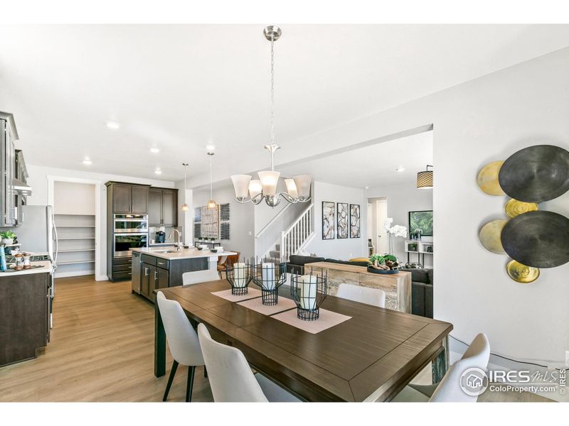 Furnished interior view inside a new home in Vantage, Berthoud (Image 27).