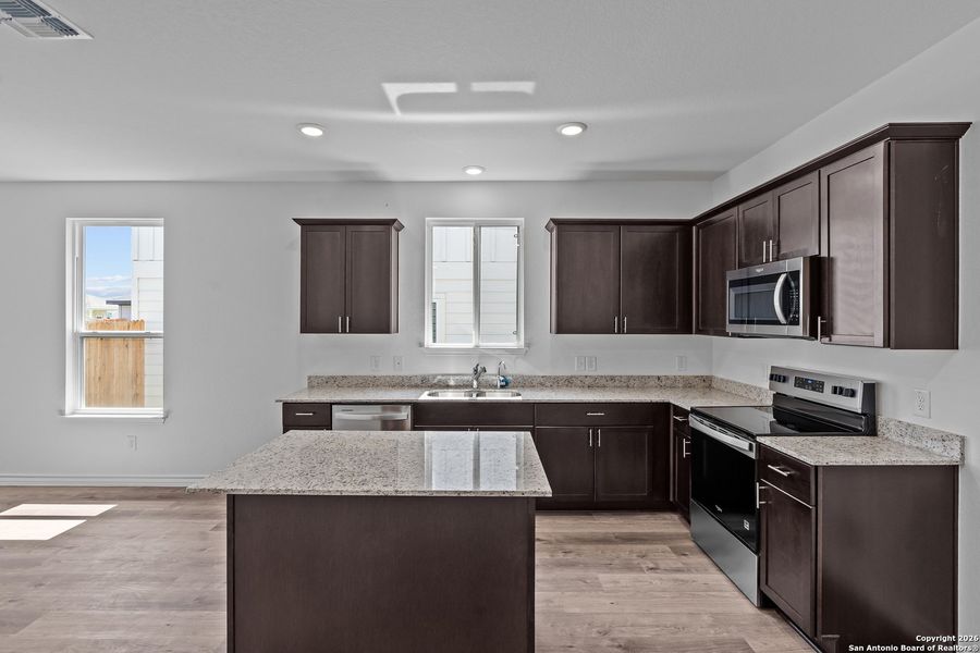 Furnished interior view inside a new home in Horizon Ridge, San Antonio (Image 6).