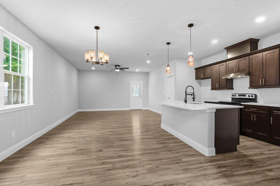 Furnished interior view inside a new home in , Cleveland (Image 6). Furnished interior view inside a new home in , Cleveland (Image 6).