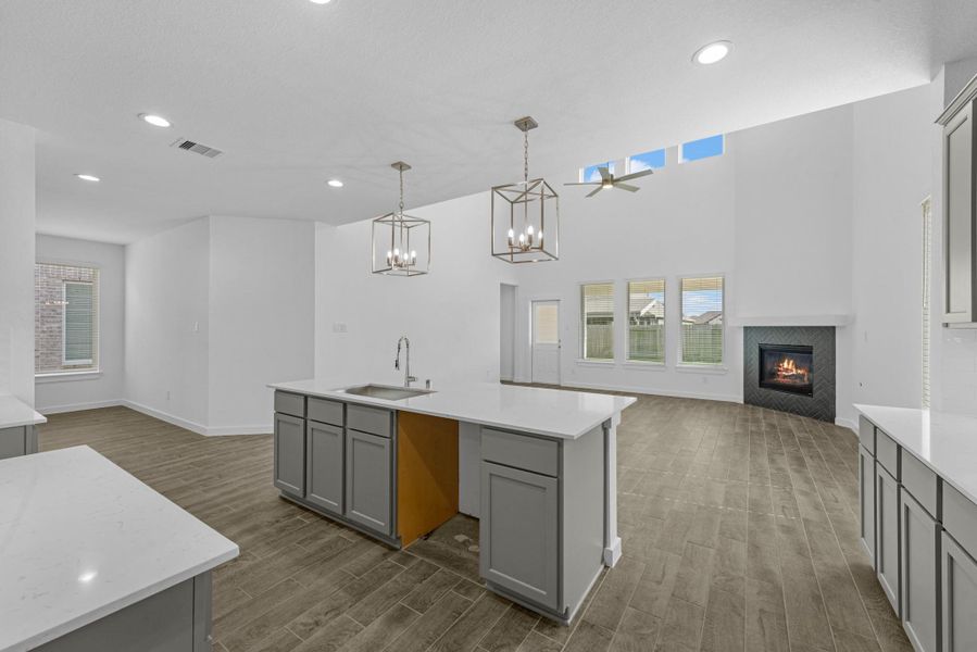 Furnished interior view inside a new home in Beacon Hill, Waller (Image 11).