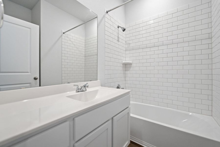 Furnished interior view inside a new home in Municipal Drive Townhomes, Leander (Image 7).