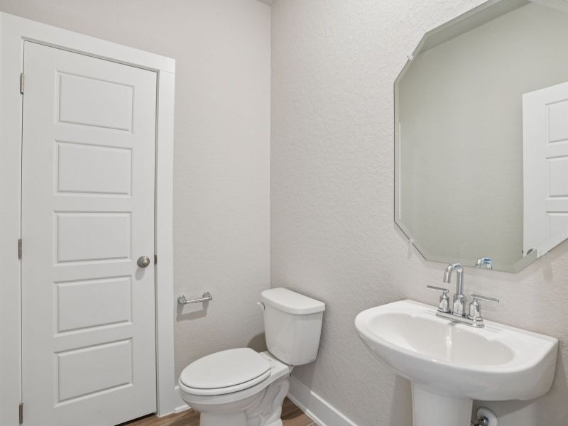 Half Bath in the San Jacinto floorplan at a Meritage Homes community. Half Bath in the San Jacinto floorplan at a Meritage Homes community.