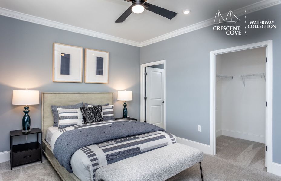 Representative furnished interior of a home built from the Renown - Waterway Collection by Pulte Homes in Crescent Cove, Myrtle Beach (Image 24).