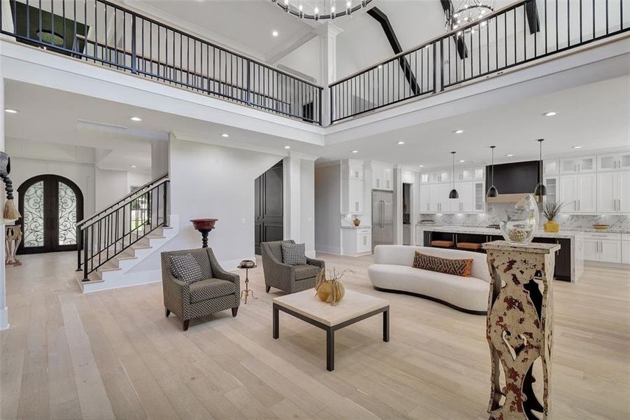 Furnished interior view inside a new home in , Suwanee (Image 32).