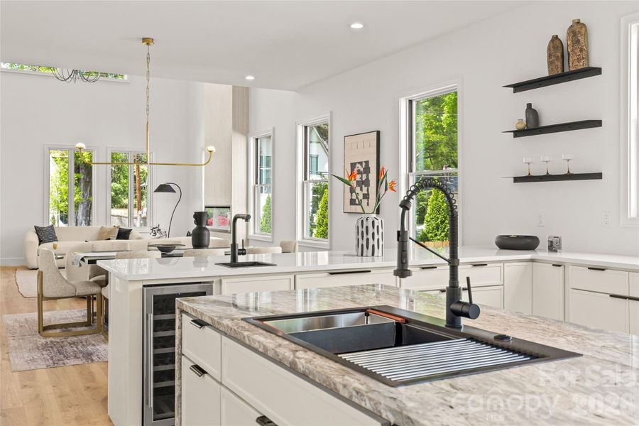 Furnished interior view inside a new home in , Charlotte (Image 37).