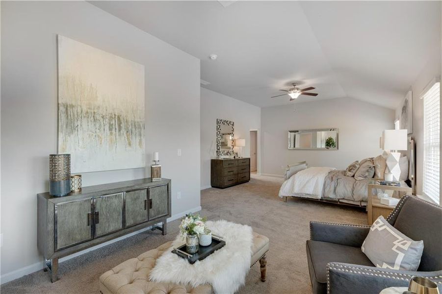 Furnished interior view inside a new home in Alcovy Village, Lawrenceville (Image 7). Furnished interior view inside a new home in Alcovy Village, Lawrenceville (Image 7).