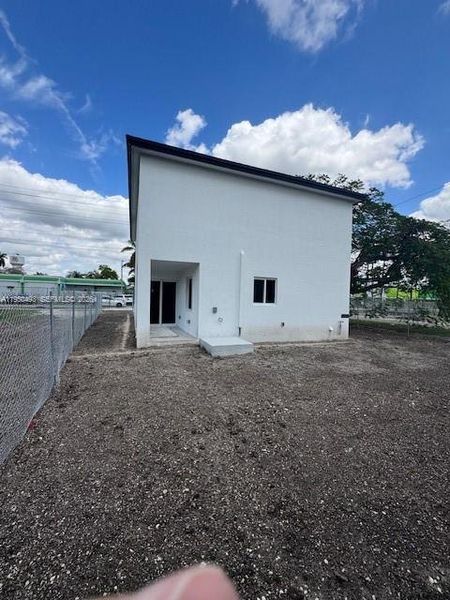 Exterior details and patio area of a home in , Homestead (Image 2). Exterior details and patio area of a home in , Homestead (Image 2).