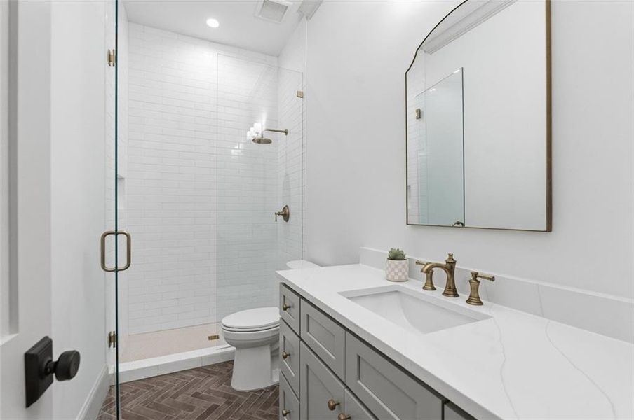 Furnished interior view inside a new home in , Alpharetta (Image 43). Furnished interior view inside a new home in , Alpharetta (Image 43).