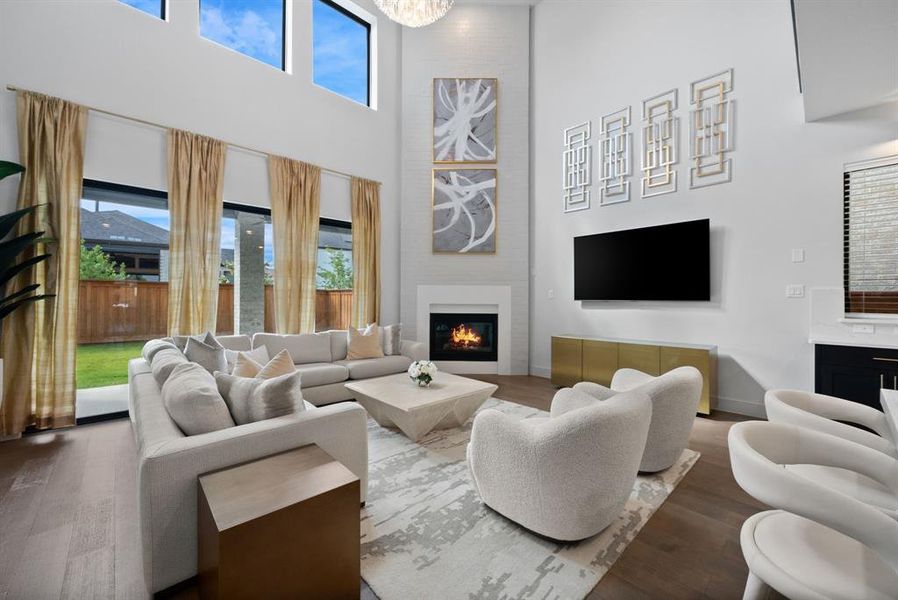 Furnished interior view inside a new home in , Frisco (Image 13). Furnished interior view inside a new home in , Frisco (Image 13).