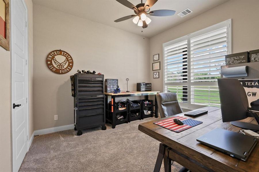 Furnished interior view inside a new home in The Meadows, Gunter (Image 27). Furnished interior view inside a new home in The Meadows, Gunter (Image 27).