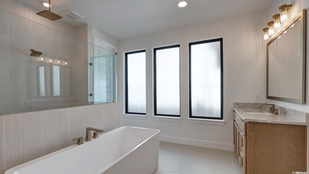 Furnished interior view inside a new home in The Dominion, San Antonio (Image 13).
