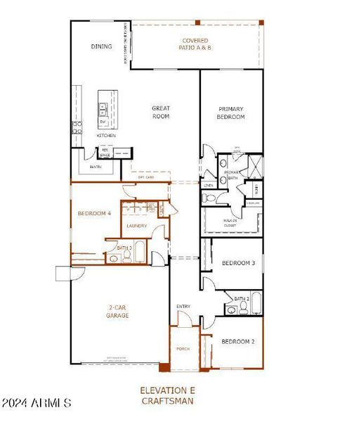 El Cidro Lot 42 Floorplan