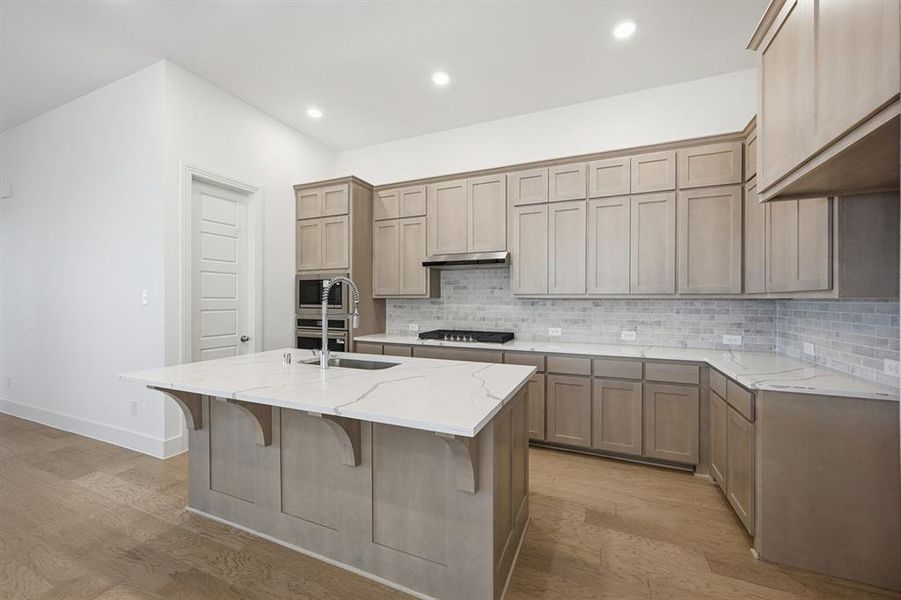 Furnished interior view inside a new home in Sandbrock Ranch, Aubrey (Image 8).