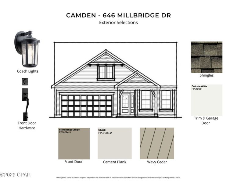 Sample of building materials used in homes in Salt Grass at Ward Creek, Panama City Beach (Image 2). Sample of building materials used in homes in Salt Grass at Ward Creek, Panama City Beach (Image 2).