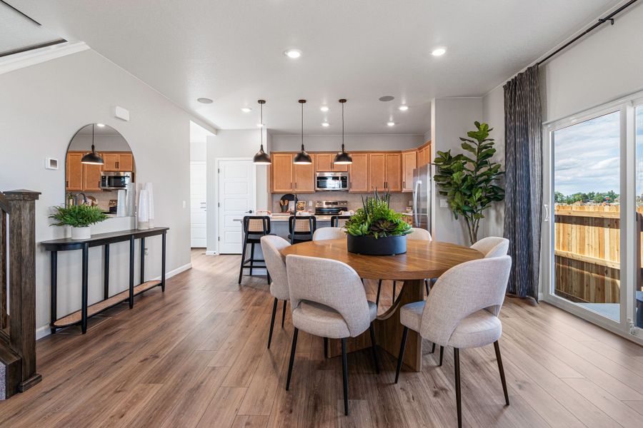 Furnished interior view inside a new home in Sky Ranch, Watkins (Image 8).