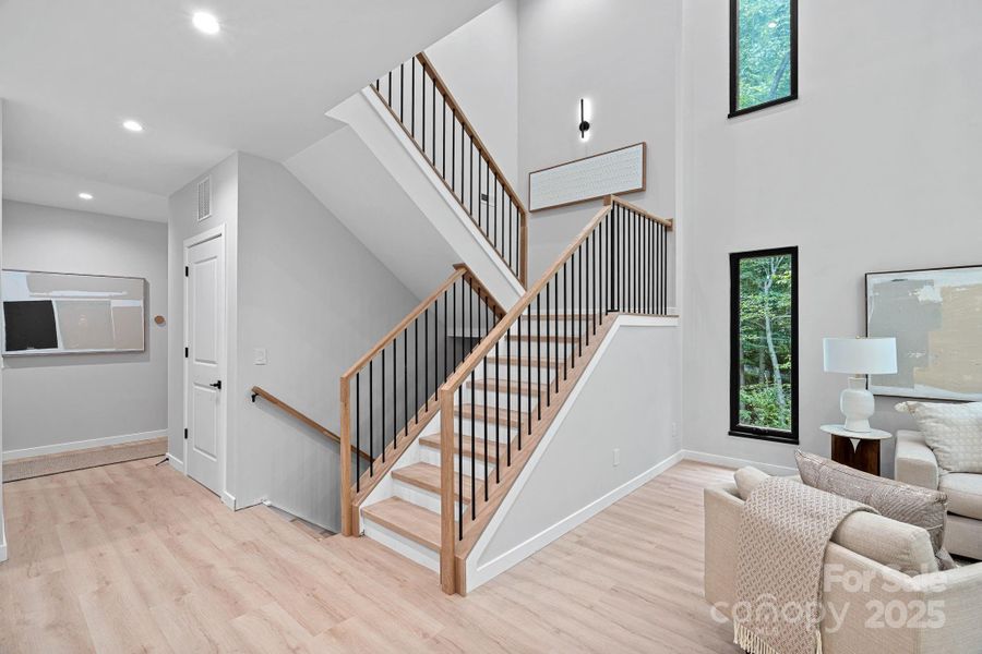 Furnished interior view inside a new home in , Charlotte (Image 27).