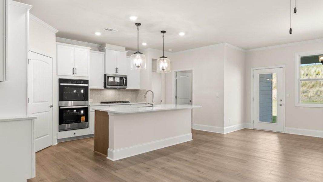 Furnished interior view inside a new home in Hamptons at Riverwood North, Dallas (Image 5).