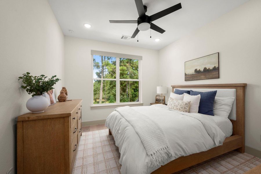 Furnished interior view inside a new home in , Tomball (Image 36).