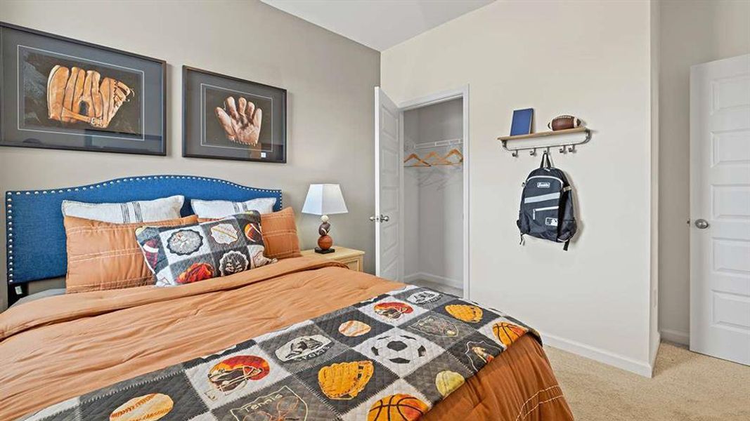 Furnished interior view inside a new home in The Preserve at Agricultural Village, Perry (Image 29). Furnished interior view inside a new home in The Preserve at Agricultural Village, Perry (Image 29).