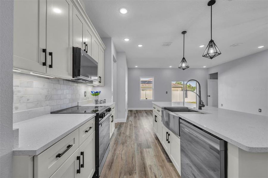 Furnished interior view inside a new home in , Poinciana (Image 9). Furnished interior view inside a new home in , Poinciana (Image 9).
