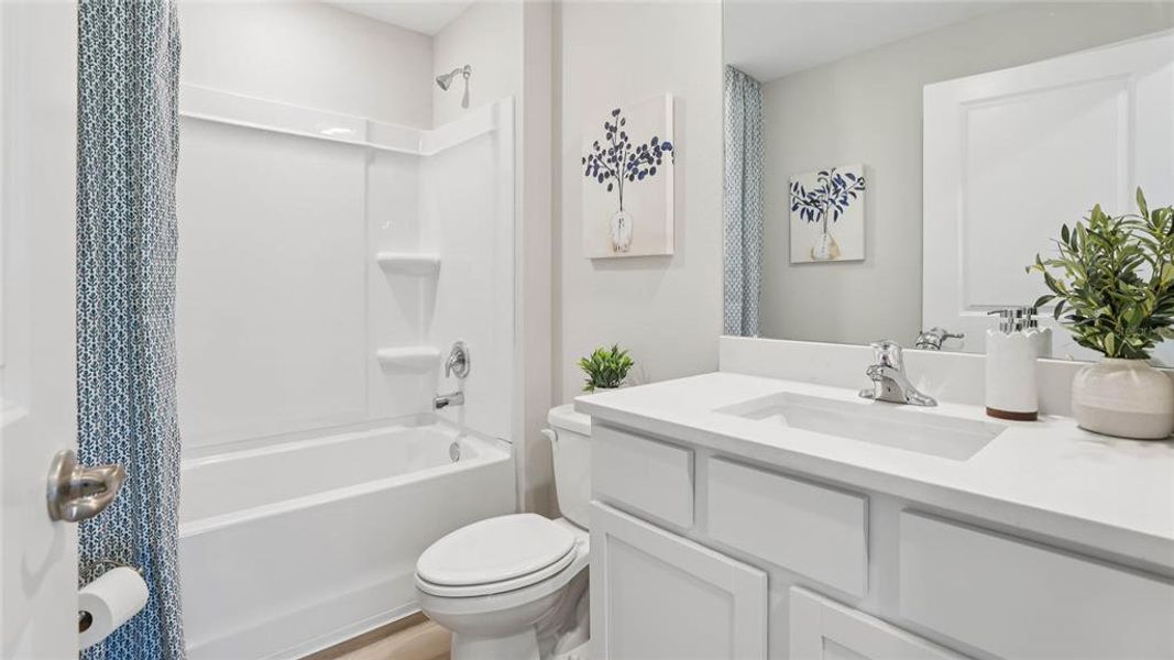 Furnished interior view inside a new home in Sandal Key, Weeki Wachee (Image 28).