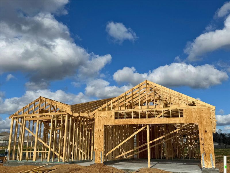 In-progress construction of a new home in Caney Mills, Conroe, TX (Image 18). In-progress construction of a new home in Caney Mills, Conroe, TX (Image 18).