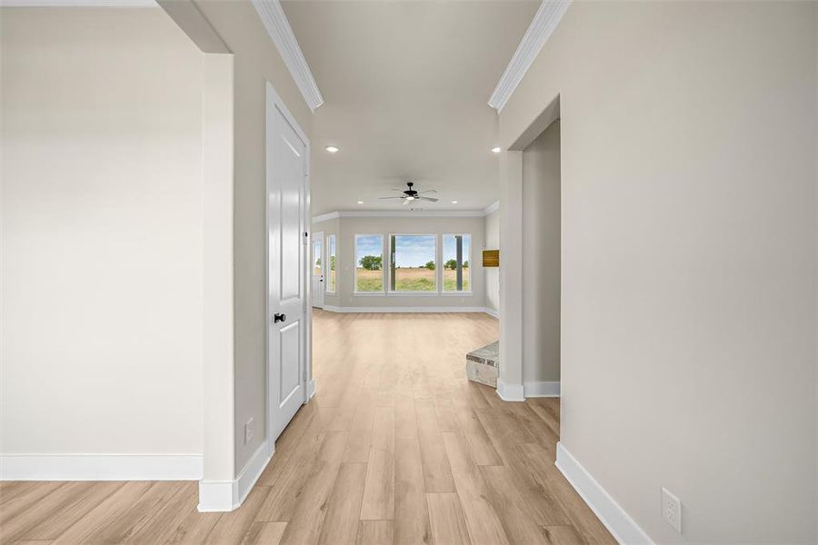 Furnished interior view inside a new home in Rocky Top, Krum (Image 6).