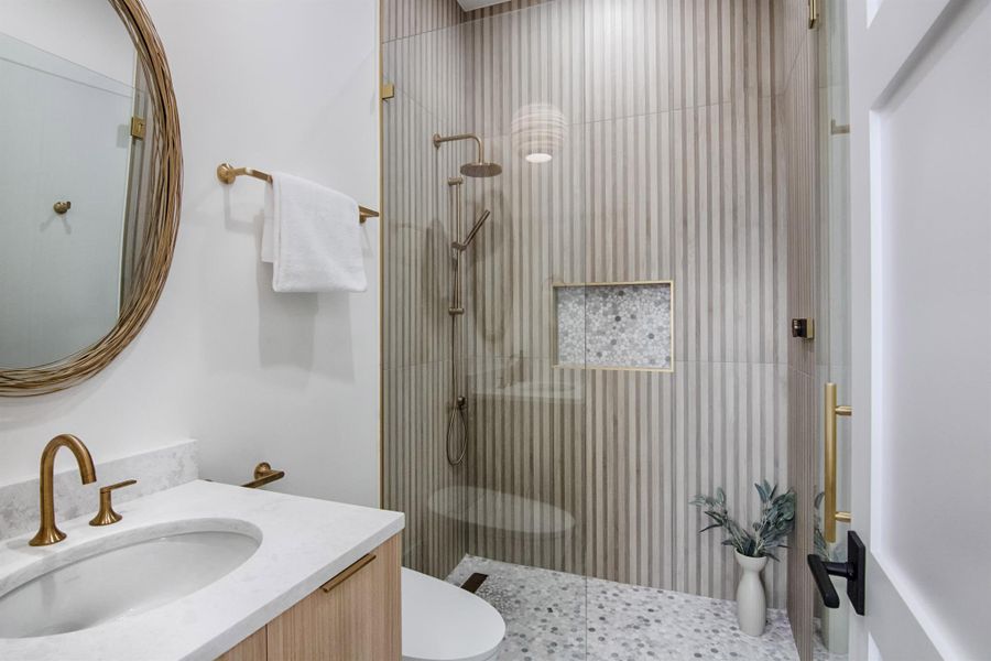 Furnished interior view inside a new home in , Wellington (Image 61).